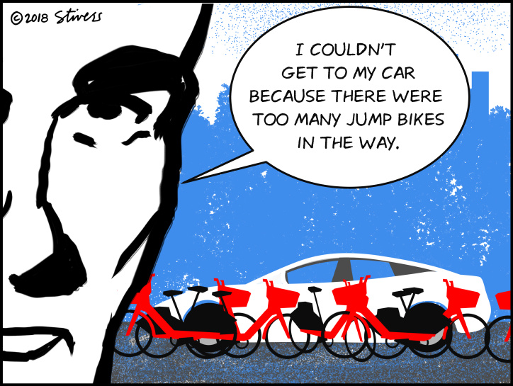 Too many Jump bikes
